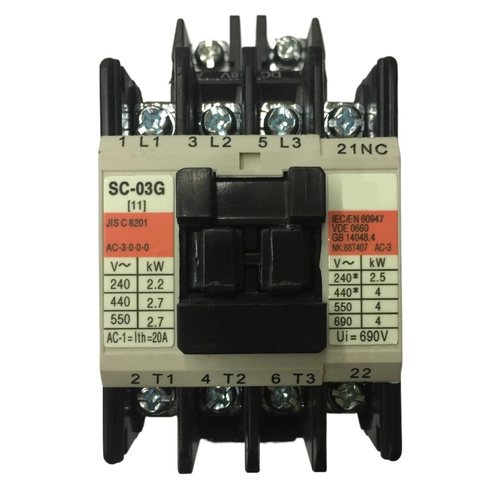 FPJQOBJC SC-03G DC48V 3 Open 1 Closed Three-level DC Contactor