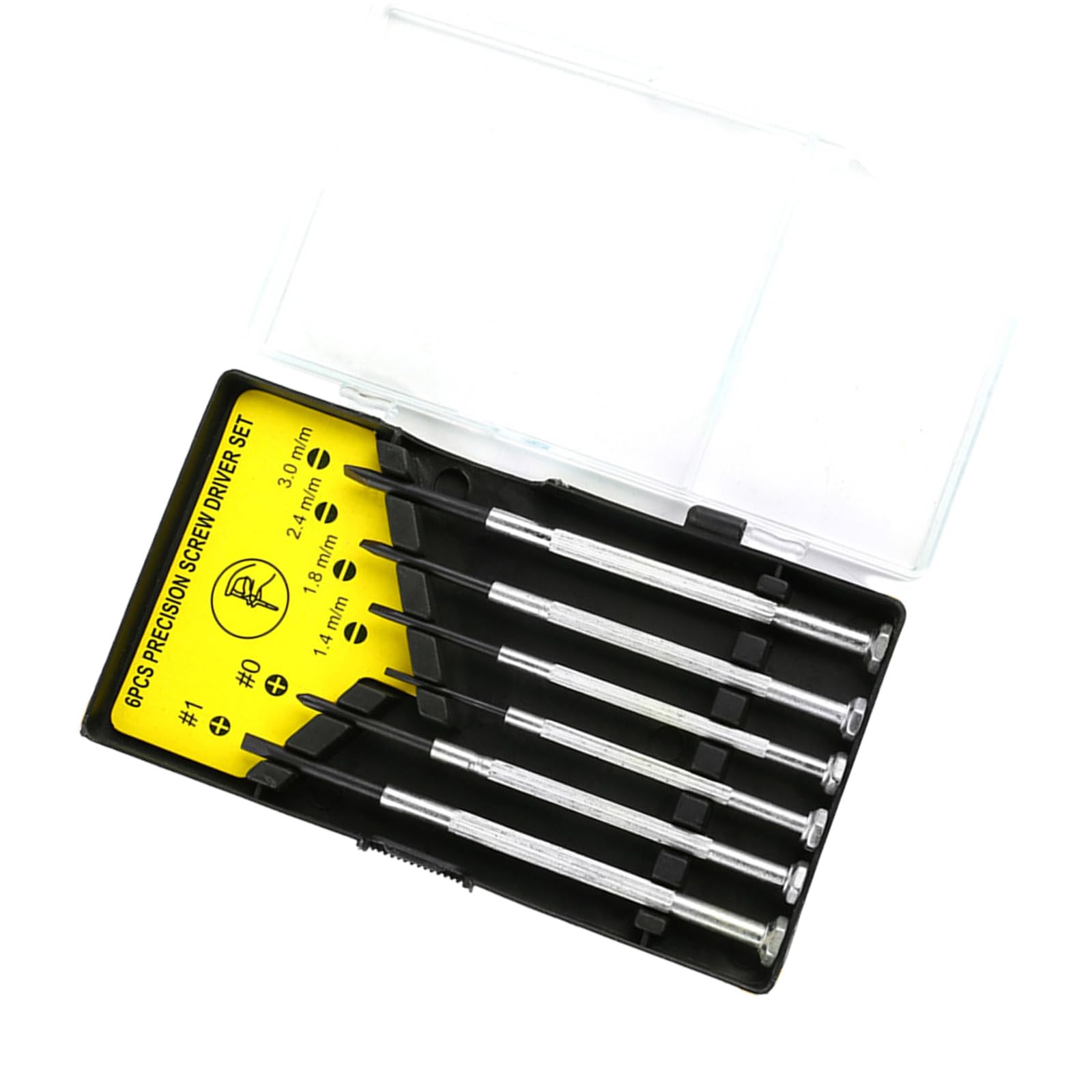 Kaccde 6 Piece Set Multifunctional Screwdriver Set For Watches Glasses Phones Laptops Durability Steel Construction Ergonomic Grip Multifunctional