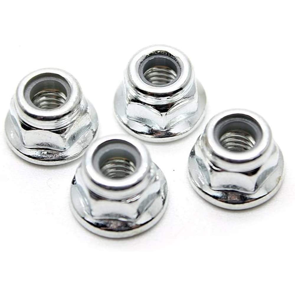 Set De 4 écrous Métalliques Pour RC 9125 – 25-WJ02 – Contre-écrous – Accessoires De Roue – Coloris Argent
