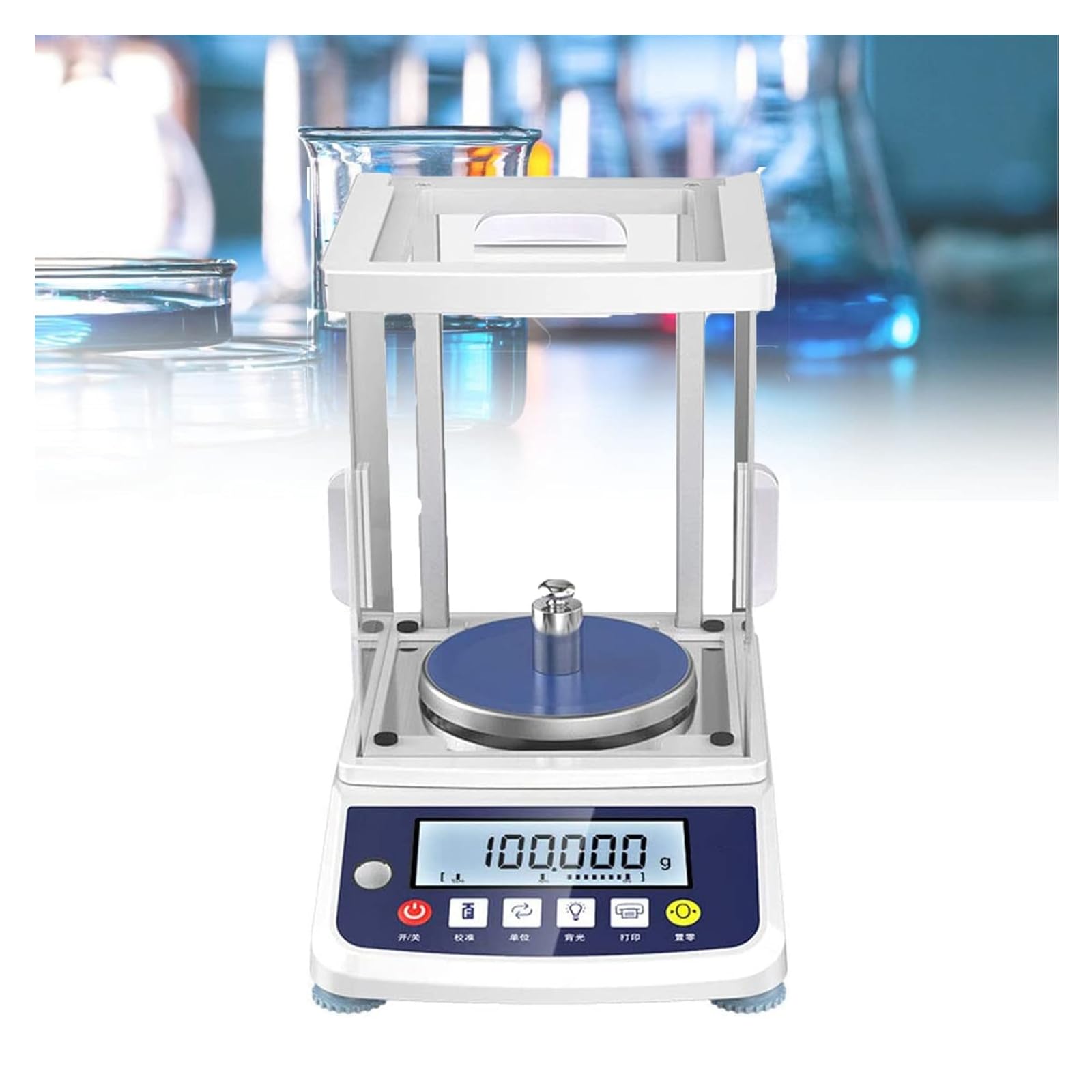 MYUYEE Precision Analytical Balance 0.001Gx300G Lab Precision Scale 0.001G Accurate Lab Scale Jewelry Scale With Calibration Weight
