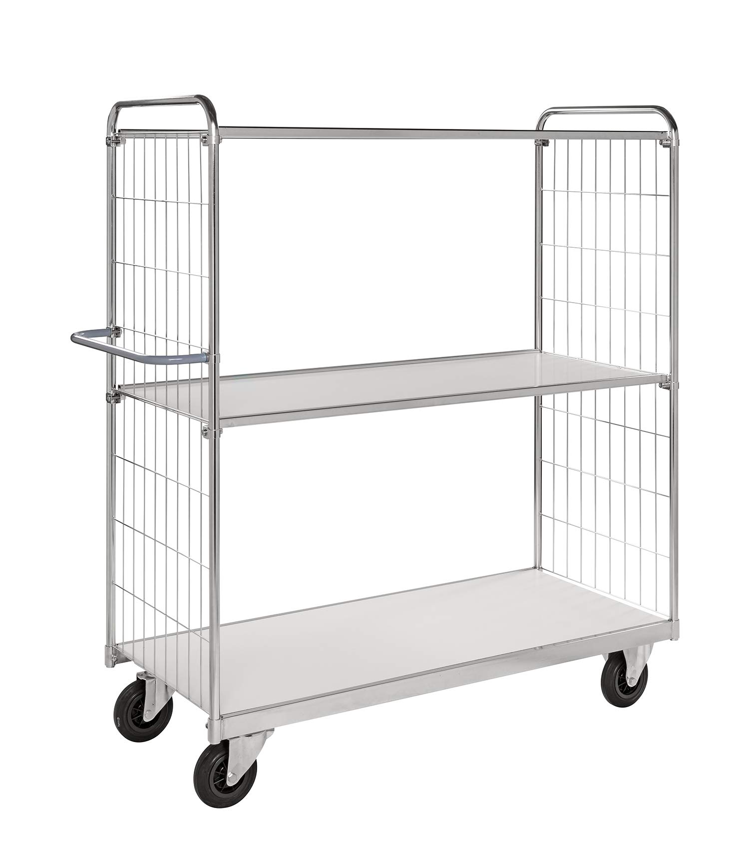 Flessibile Carrellino con 3 ripiani | robusto e flessibile Scaffale carrello con ampio Ambito di applicazione