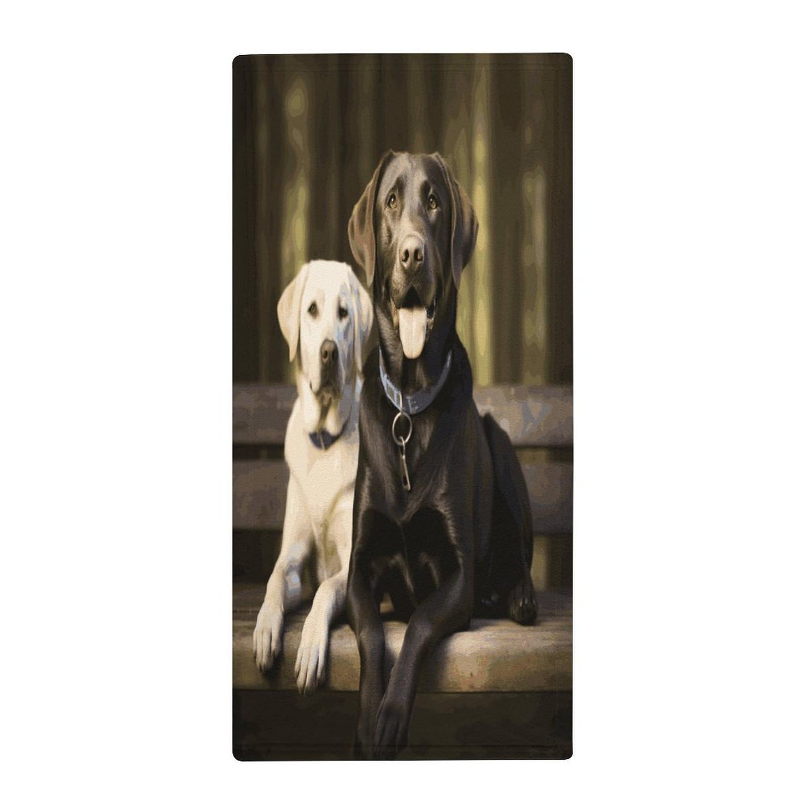 Fekiloot Style Labrador Towels For Bathroom, Bath Towels 13.8 X 28.7 Inch, Hand Towel Multipurpose Use As Bath Fitness, Bathroom, Shower, Sports, Yoga Towel