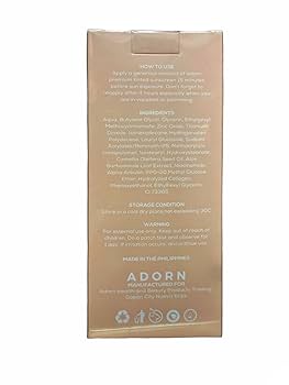 Amazon.com: Generic Adorn Premium Sunscreen and Tinted