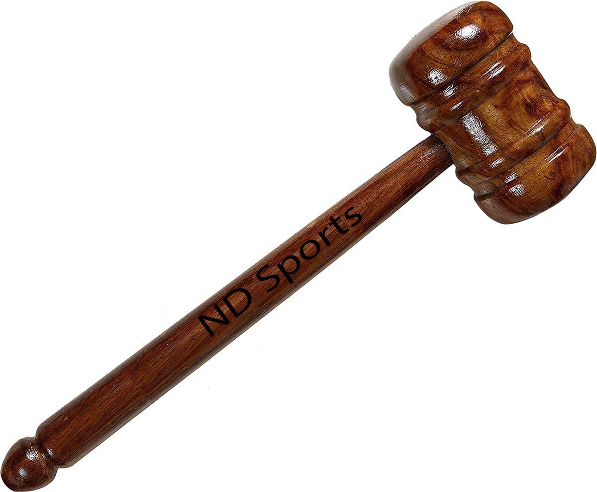 ND Sports wooden cricket bat mallet Bat Knockingin And Preparation