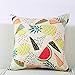 Baozengry Fruto De Almohadas Almohada Cojín Almohada Cojín Oficina Sandía Almuerzo,45X45Cm [Funda De Almohada Almohada],170510 [G]
