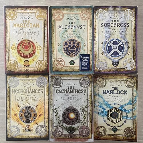 A Complete Michael Scott's The Secrets of the Immortal Nicholas Flamel Series