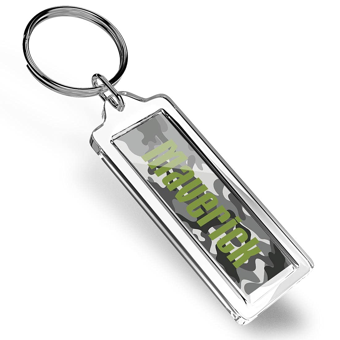 DV DESIGN1 x Maverick Black Сamouflage Lightweight Plastic Keyring Key Chain Key Ring #160532