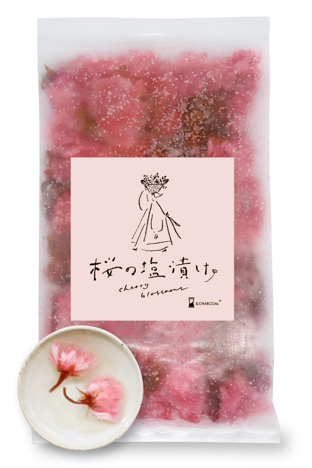 Amazon | 桜の塩漬け 100％ 国産 60g 色が濃く香りが強い八重桜使用 桜