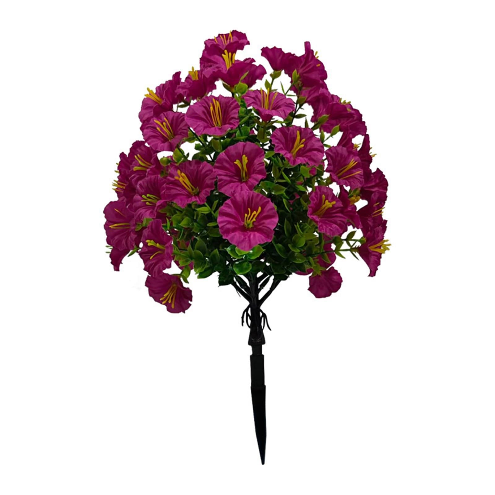 WBCDXCBB Simulation Eucalyptus Morning Glory Field Flowers Arrangement Home Courtyard Decoration 1Pcs(73 mesh purple)