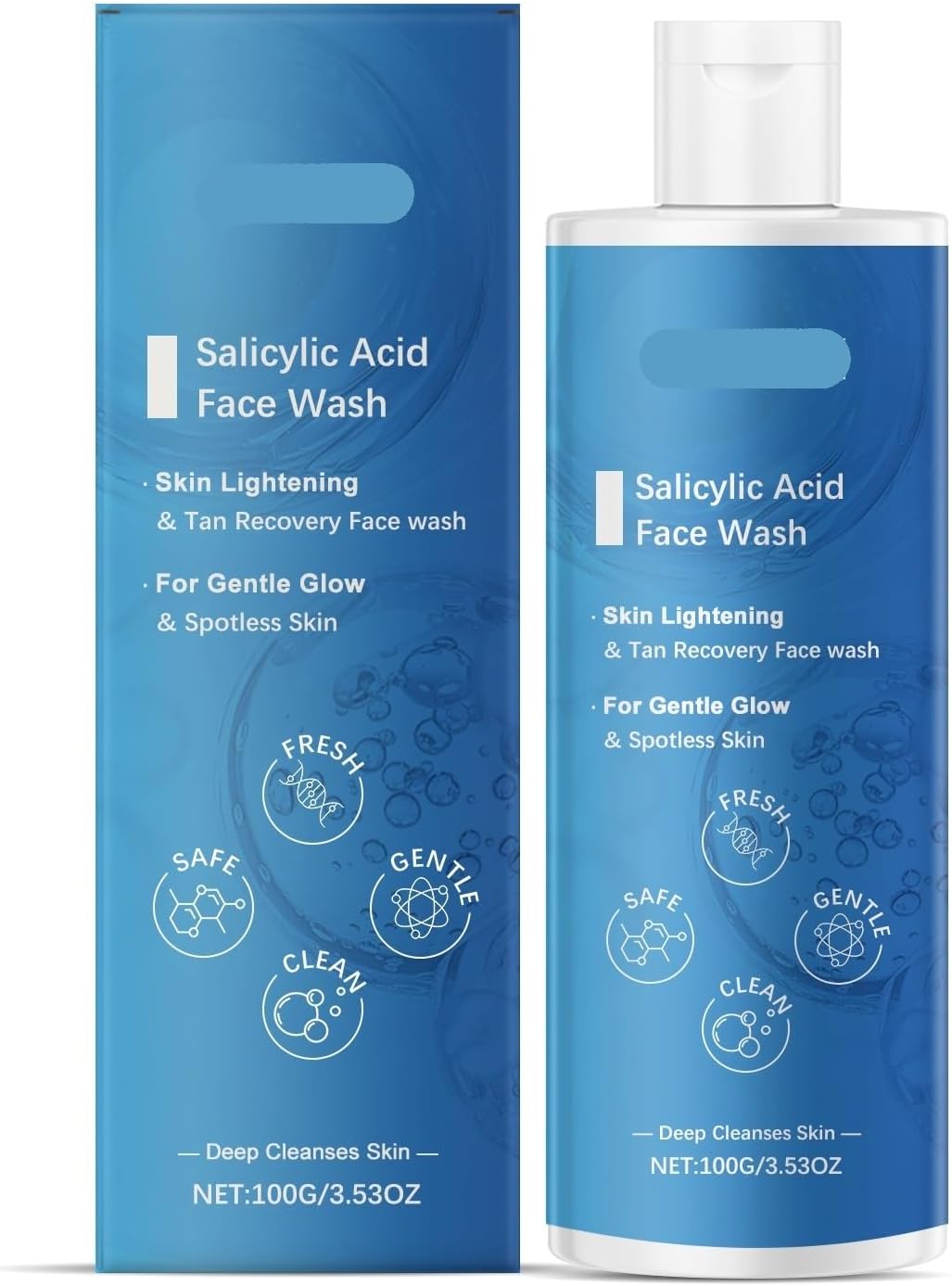Gentle Moisturizing Facial Cleanser For Cleansing Pores And Reducing Acne – Daily Facial Cleanser For All Skin Types, Deep Cleansing With Rich Foam(3PCS)
