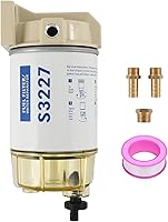 Vista 9 de Conjunto de filtro de separador de agua de combustible marino S3213 Elemento de filtro con cuenco de recolección de repuesto para motor fueraborda