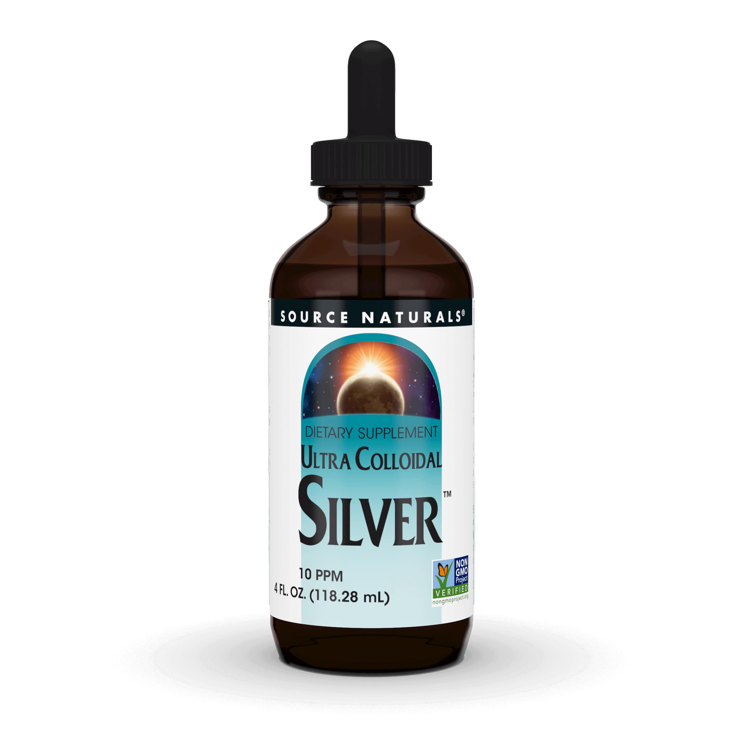 Ultra Colloidal Silver - Liquid Supplement for Immune System Support - 10 ppm - 4 oz