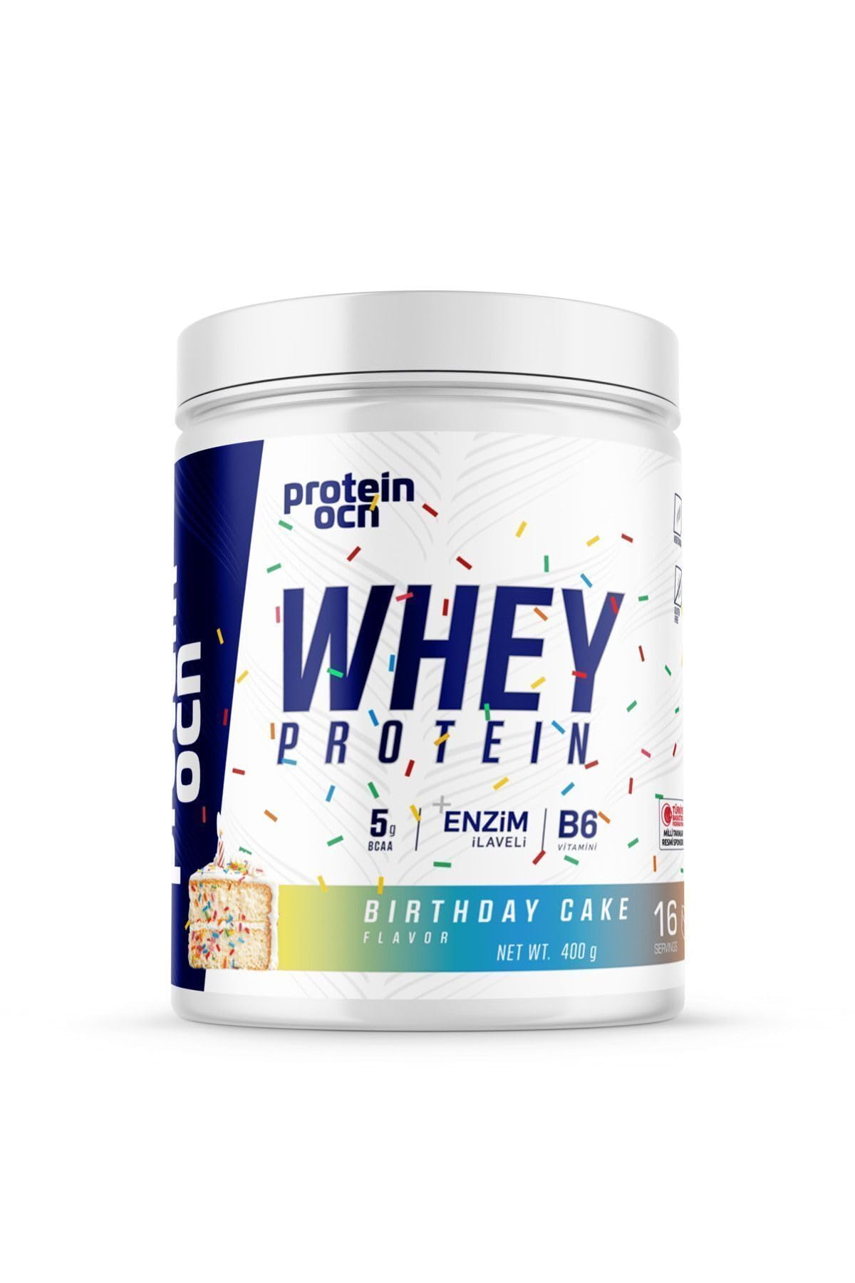Proteinocean Whey Protein Birthday Cake 400g 16 Servis