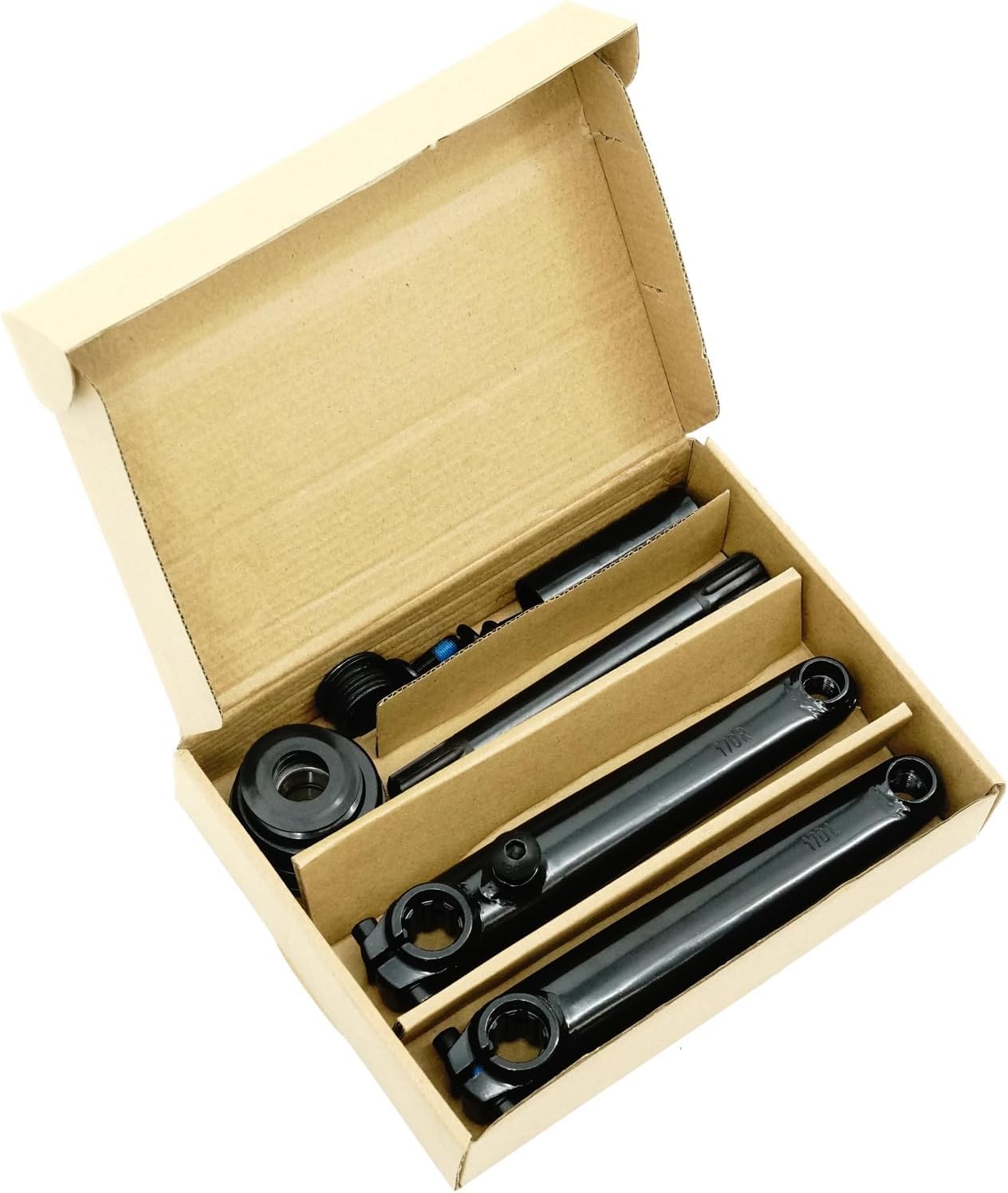 BMX用3pcs Titanium Cranks,165mm,19mm6inch Amazon.com : MICARGI BMX 3pc Crank Set,Single Speed Bike Crankset