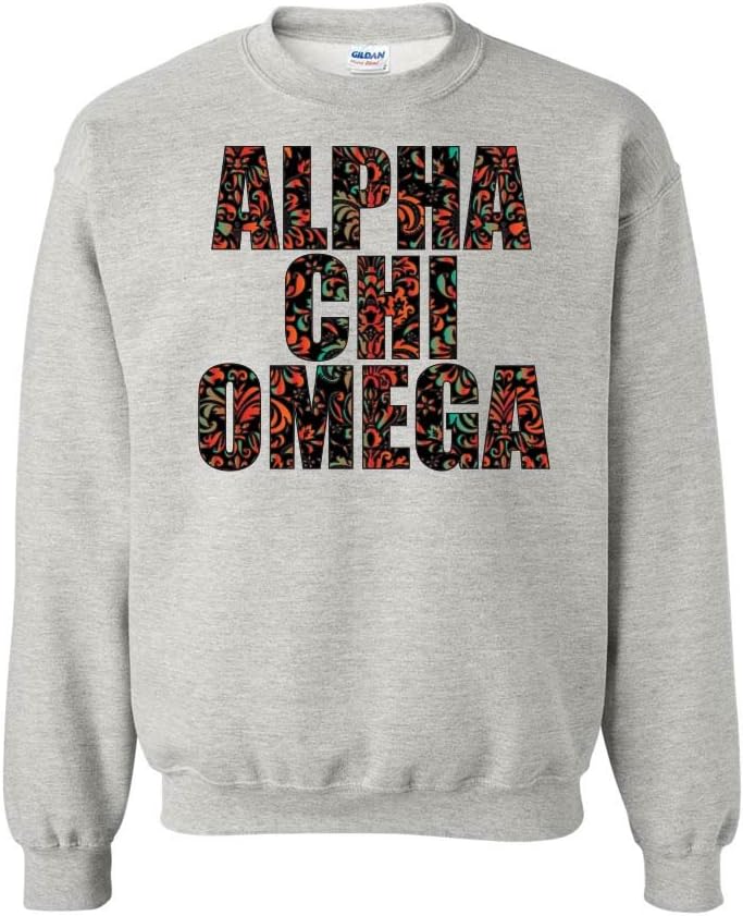 VictoryStore Apparel - Alpha Chi Omega, Crewneck Sweatshirt