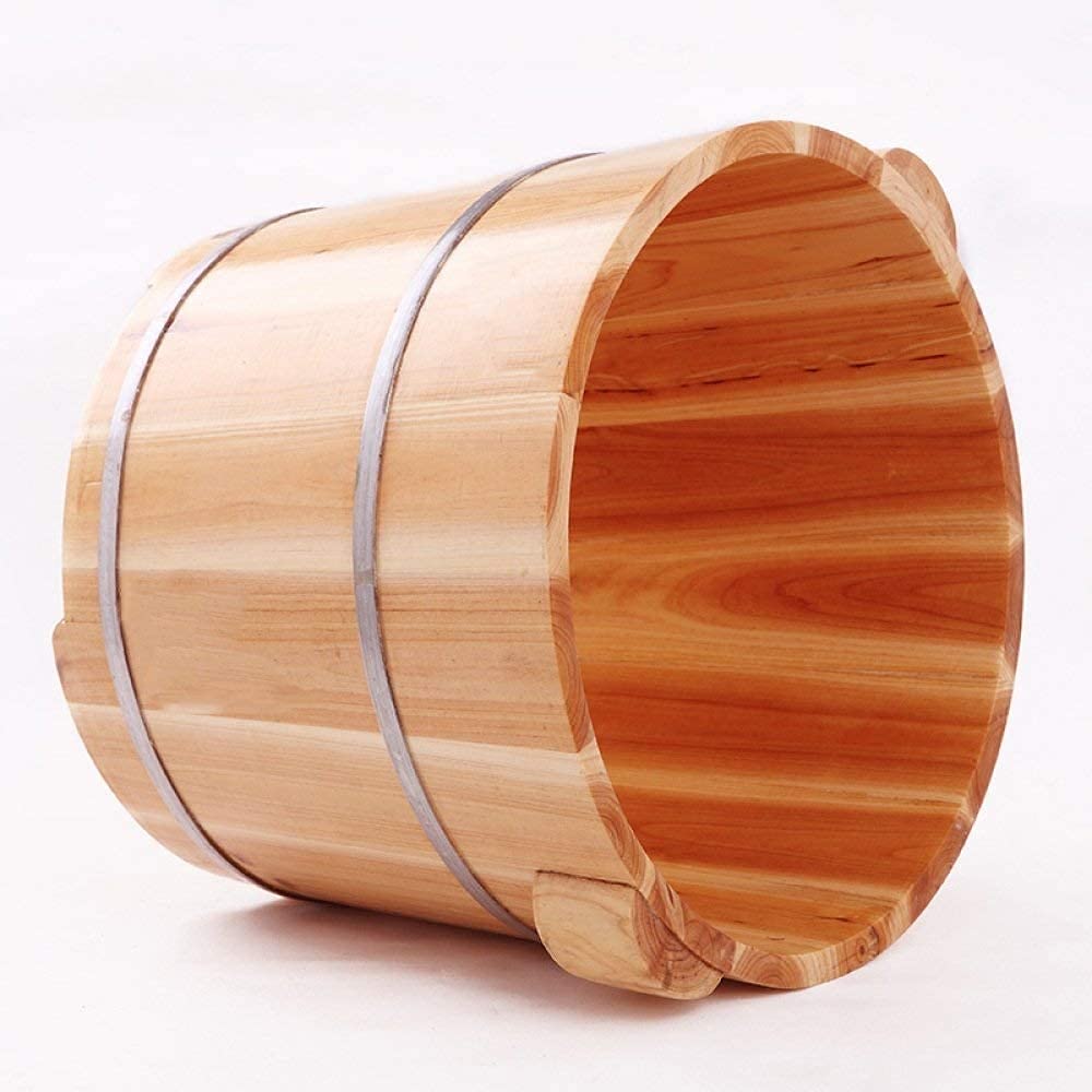 Fußbad Spa Pediküre Becken Hohe 30CM Holz Fass Eimer Füße Wanne Sauna Age Househo