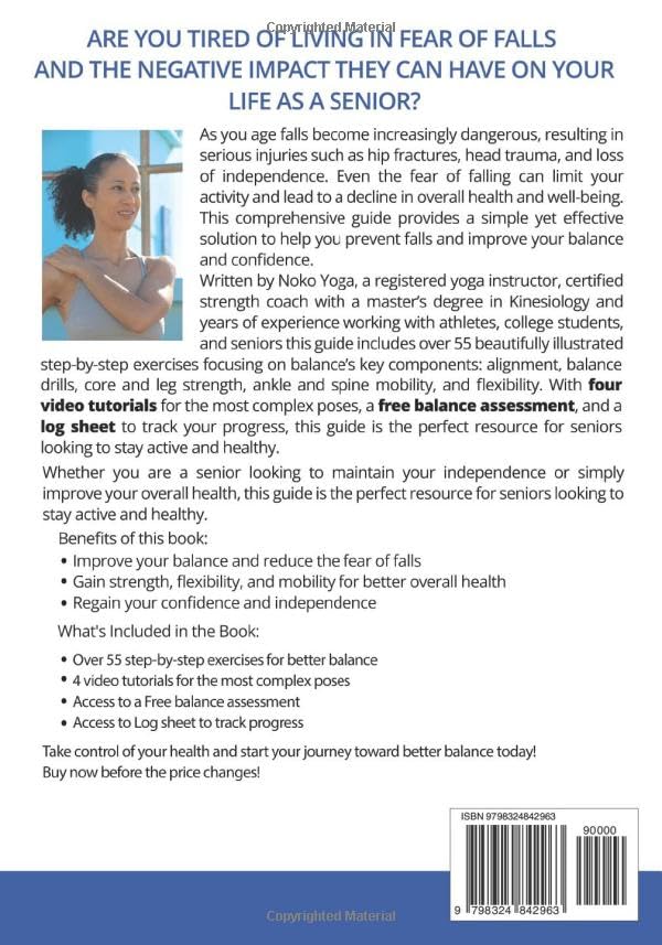 5- Minute Illustrated Balance Exercises for Seniors Over 60: A Simple Step-By-step Guide to Fall Prevention, Core Strength, Flexibility and Confidence - Image 2