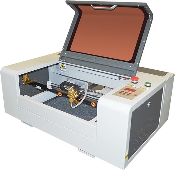 FONLAND CO2 Laser Engraver Cutter with 8 x 12in Work Area, 40W Desktop