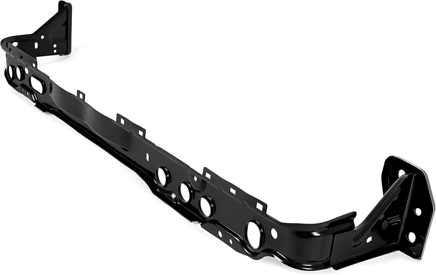 ALMULOO Radiator Support Lower Compatible with 2012-2018 Ford Focus Electrophoresis Steel Black Replacement for FO1225220 CP9Z16138A 8V6Z16138