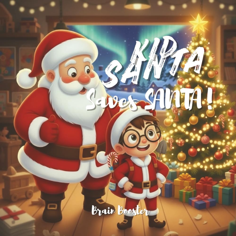 Kid Santa Saves Santa: A Rhyming Christmas Adventure: A Heartwarming Holiday Tale of Teamwork and a Magical Rescue at the North Pole (Big Feelings & ... Social Emotional Picture Books for Children)