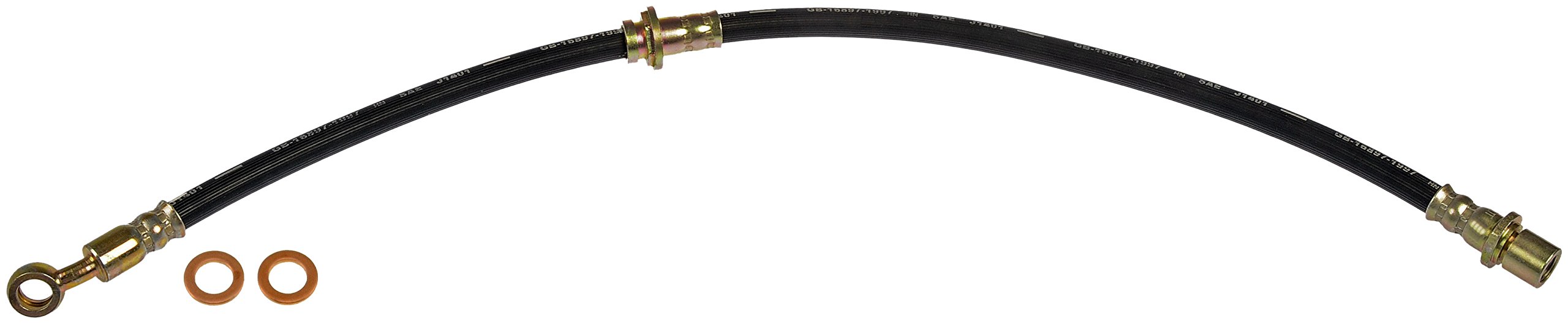 BRAKE HOSE - Brake Hydraulic Hose - Brake Hose - Brake Line - This automotive brake hydraulic hose was precision-engineered to match the fit, function and performance of the original brake hose on specific vehicles and positions to ensure safe, long-lasting durability as part of a complete brake repair. - Subaru Impreza 2007-04 - Dorman H620850 Rear Passenger Side Brake Hydraulic Hose Compatible with Select Subaru Models