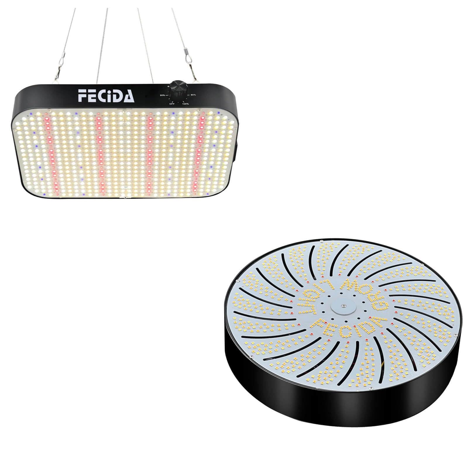 FECiDADimmable Grow Light 65W and UFO