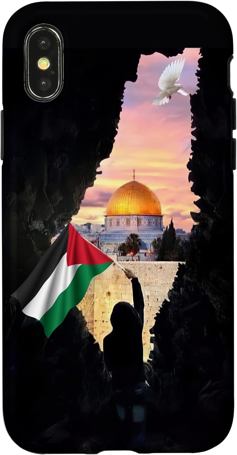 Proud Palestinians Palestine Flag Al Aqsa Mosque Jerusalem Case for iPhone 15