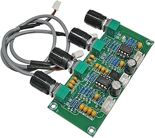 ZLDXDP Tone Board Preamp Pre-amp with Treble Bass Volume Adjustment Pre-Amplifier Tone Controller for Amplifier Board