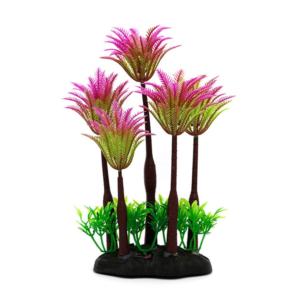 Decoraciones for acuarios, Diseño duradero PVC Hierba de agua Decoración de paisajismo for acuarios Plantas de acuario de agua dulce Decoración popular (Color : C4, Size : Como se muestra) ( Color : C