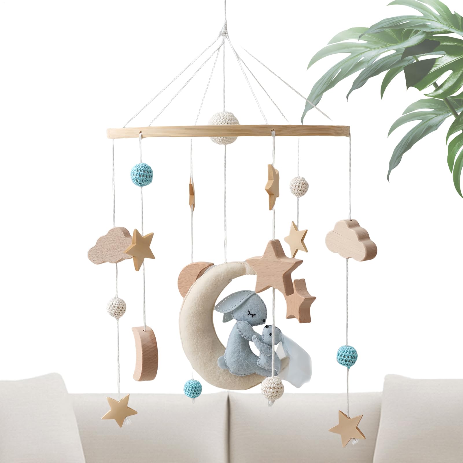 Mobile Bébé Pour Lit à Barreaux Mobile Éducatif Pour Berceau | Jouet Éducatif Développement Sensoriel Enfant Poussette Parc Crèche