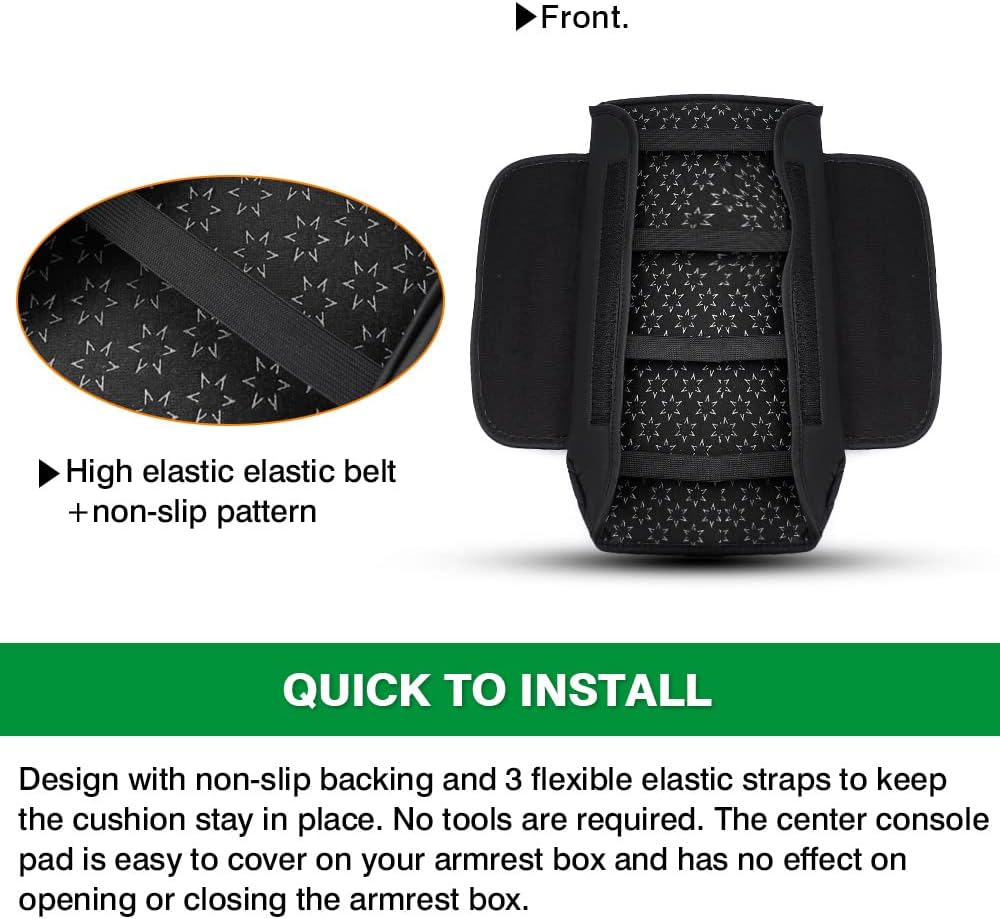 Shademax Center Console Cover Kia Sorento Accessories 2026 2025 2024 2023 2022 2021 Armrest Cover Center Console Pad for Kia Sorento PU Leather Armrest Seat Box Cover Protector w/Pockets Storage Bag