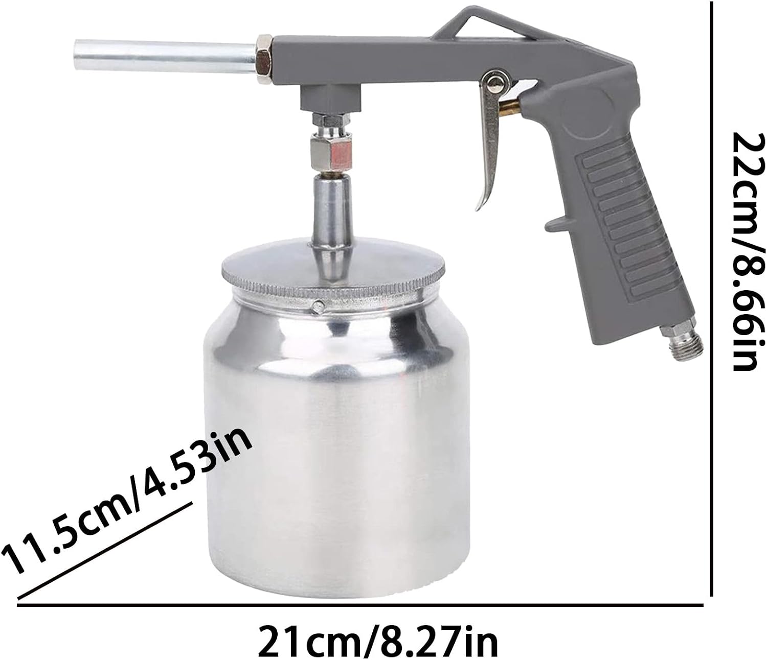 Sandblasting Spray Precision Heavy Duty Rust Remover | Handheld Paint Remover Machine for Refinishing Maintenance Woodworking Fabrication Industrial