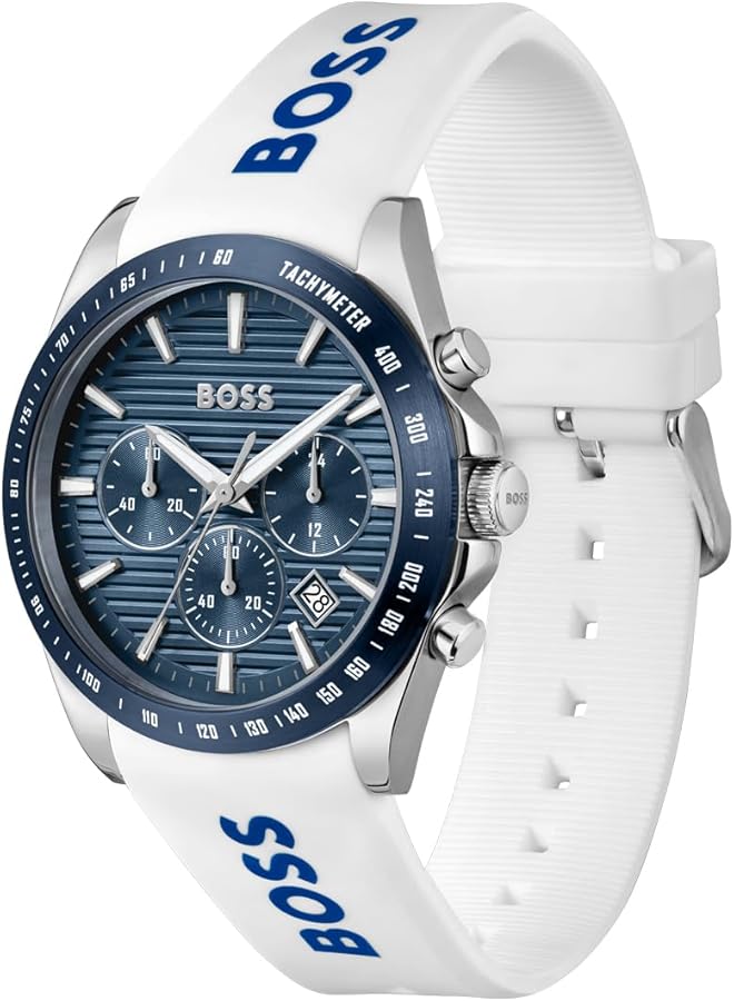 Amazon.com: BOSS Men's Strike Chrono Watch – Stainless Steel Case