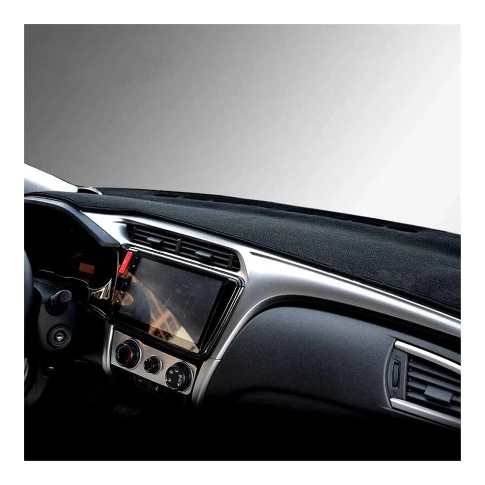 Auto Dashboard Matte Dashmat Dashboard Abdeckung Matte Teppich Dash Sonnenschirm Schützen Styling Auto Für Stadt Gnade 2015 2016 2017 2018 2019(Right Hand Drive,Red Edge)