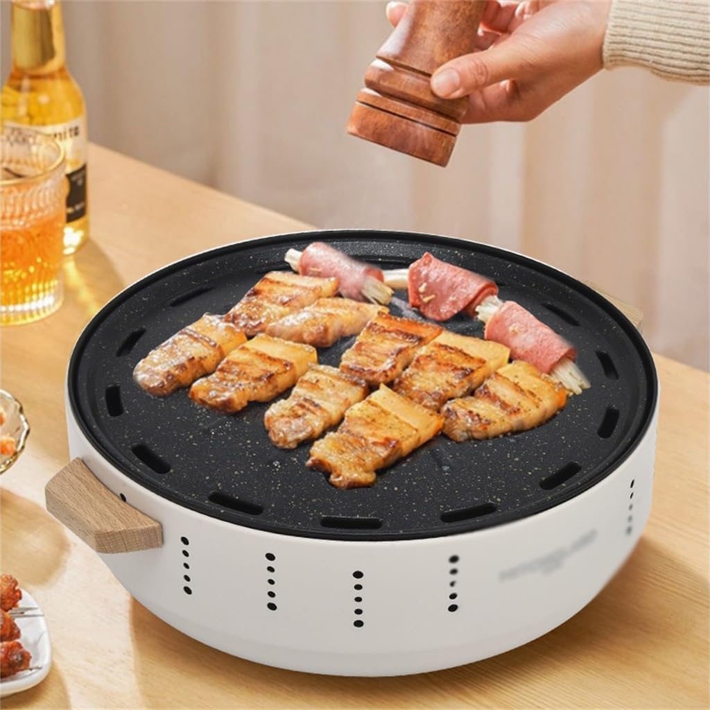 HBJWOV Barbecue Grill Outdoor Home Barbecue Rack Camping Charcoal Grill Indoor Barbecue Grill Meat Rack