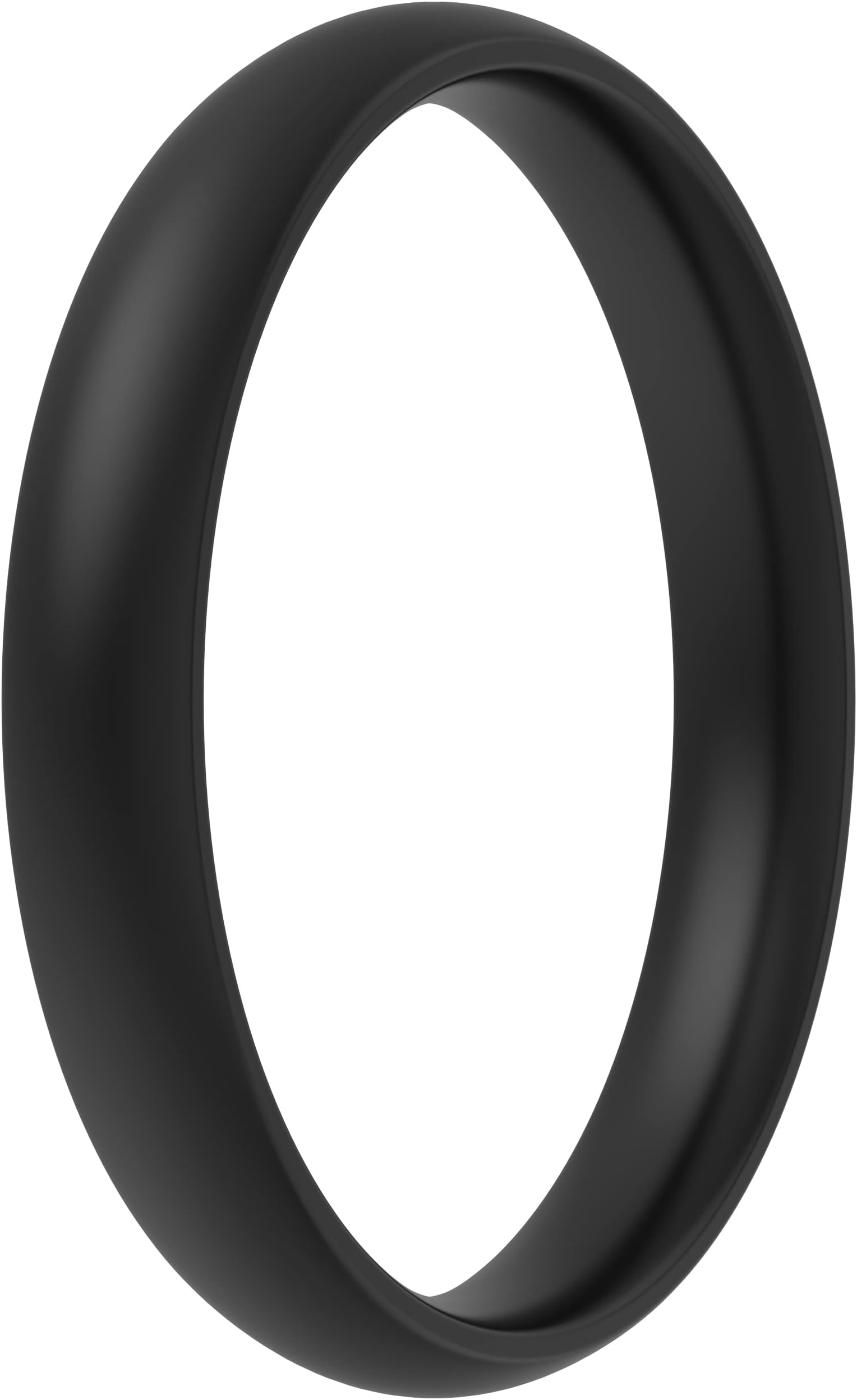ThunderFit Womens Thin Swivel Rings, 10 Rings / 8 Rings / 4 Rings / 1 Ring - Stackable Silicone Rings - 2.5mm Wide - 2mm Thick