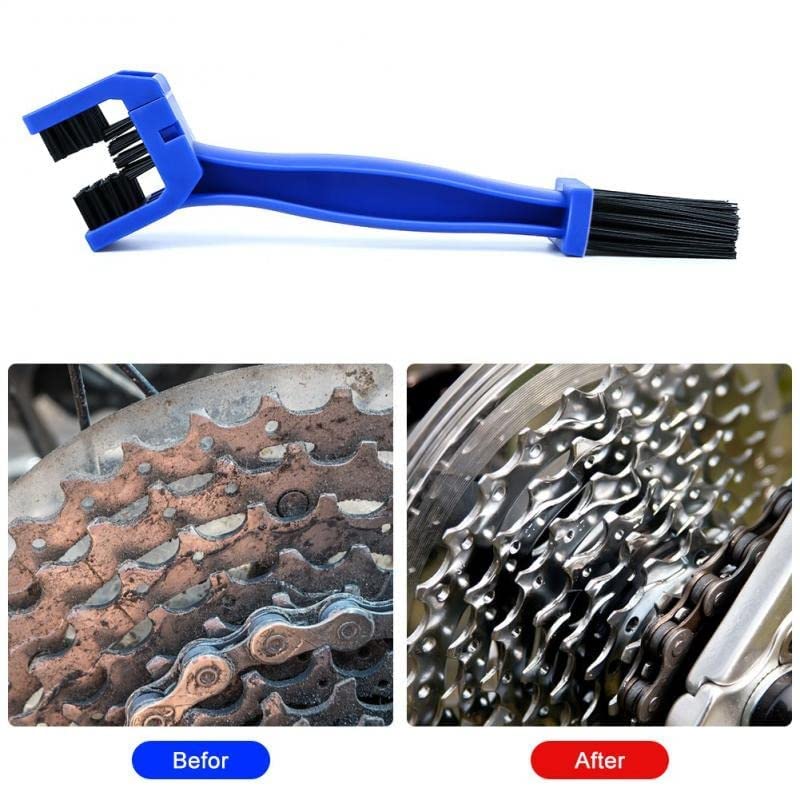 AASONS Bicycle Chain Pin Remover Bike Link Breaker Splitter MTB Cycle Repair Tool Bicycle Chain Puller Link Extractor Cycling Repair | Universal Motorcycle/Cycle Chain Cleaner Brush for Bikes 4