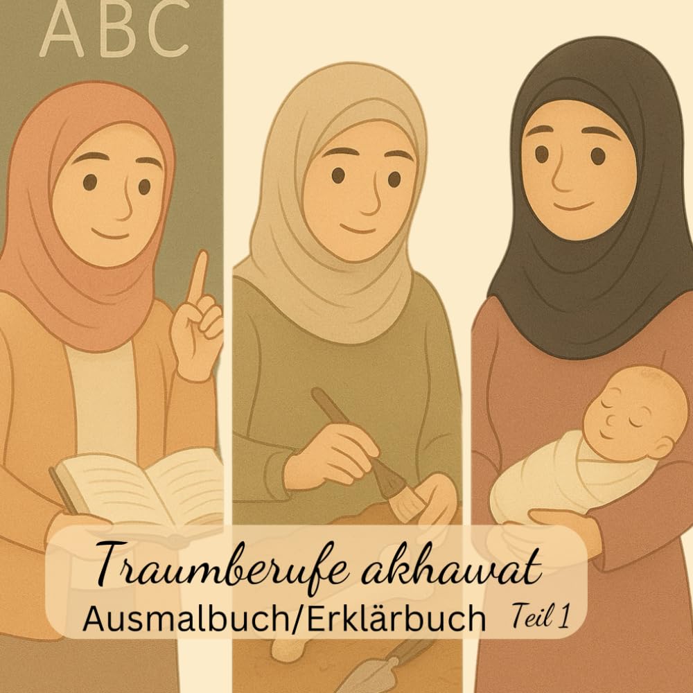 Traumberufe akhawat Ausmalbuch/Erklärbuch Teil 1: Traumberufe; Ausmalbuch; Erklärbuch; Islam; Mädchen; Berufe