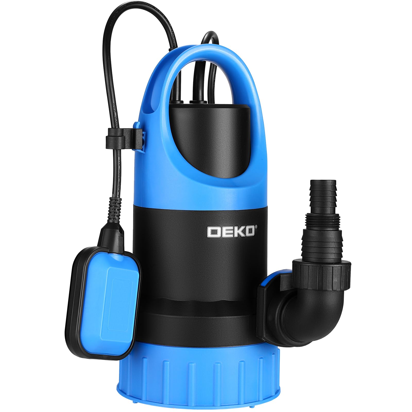 Amazon | DEKO 750W 1HP 底部入水式 水中ポンプ 浮きセンサー付き 最大