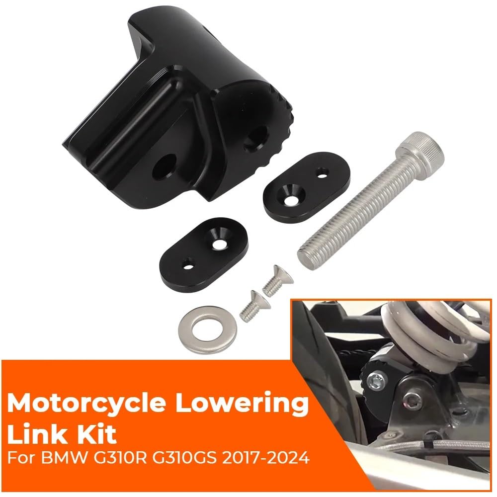 Motorrad-Tieferlegungsstrebe Passend für BMW G 310 RG 310 GS G310R G310GS 2017–2024. Motorrad-Hinterradaufhängungs-Tieferlegungs-Set Tieferlegungssätze