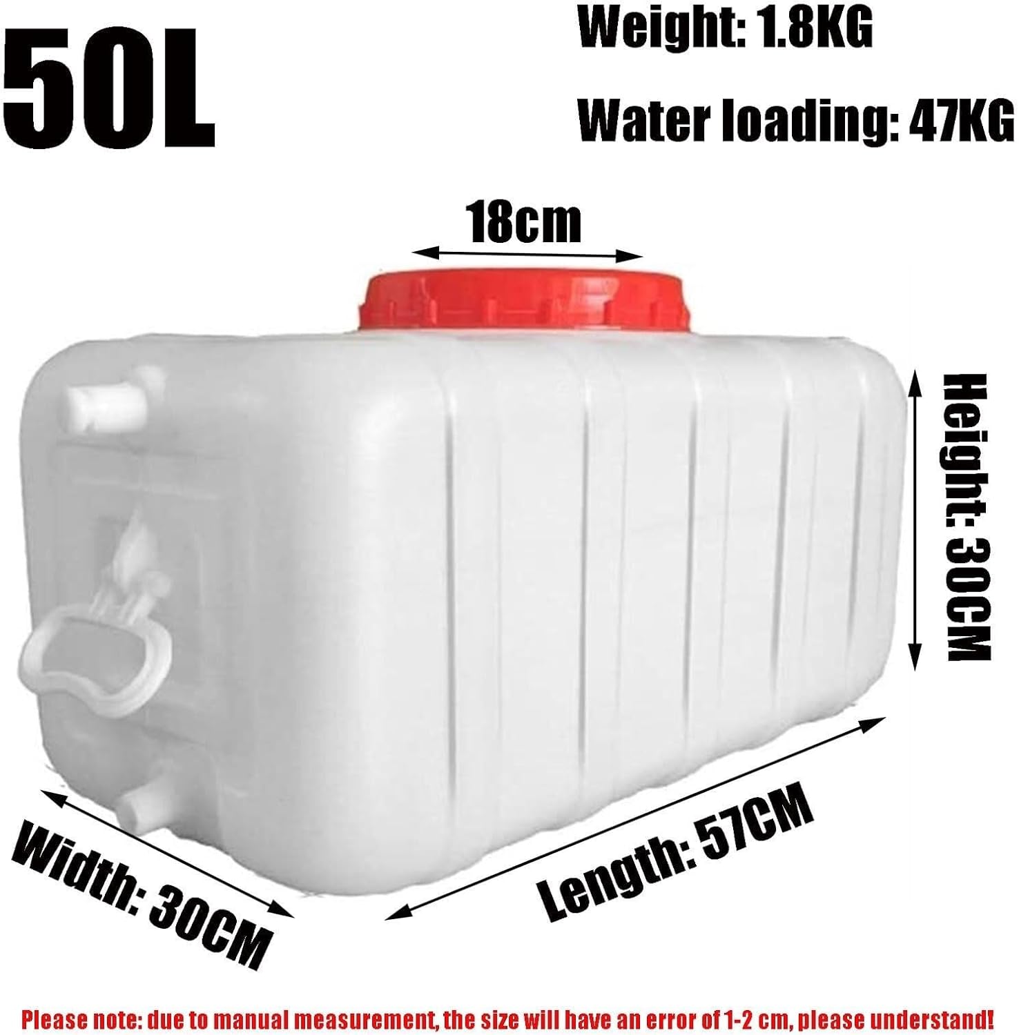 Portable Water Container Water Storage with Valve, Bucket, Perfect for Camping, Hiking, Climbing or Other Activities Outdoor Travel