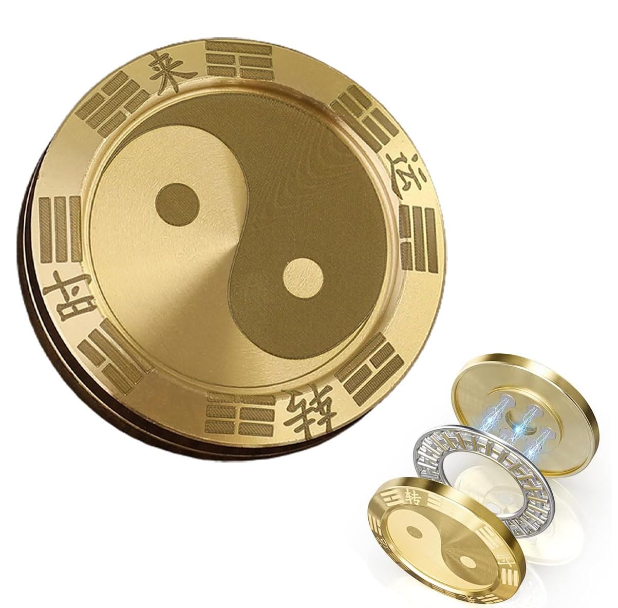 Objet Anti Stress Adulte Triangle Métal - Jouet Anti-Stress EDC Adulte TDAH Autisme Fidget Slider