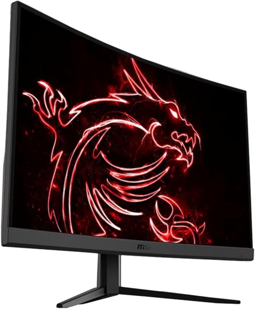 MSI Optix G27C4 FHD 1500R Curvature 16:9 Aspect Ratio Non-Glare Super Narrow Bezel 1ms 1920 x 1080 165Hz Refresh Rate Tilt Adjustment AMD FreeSync 27" Curved Gaming Monitor - View 1