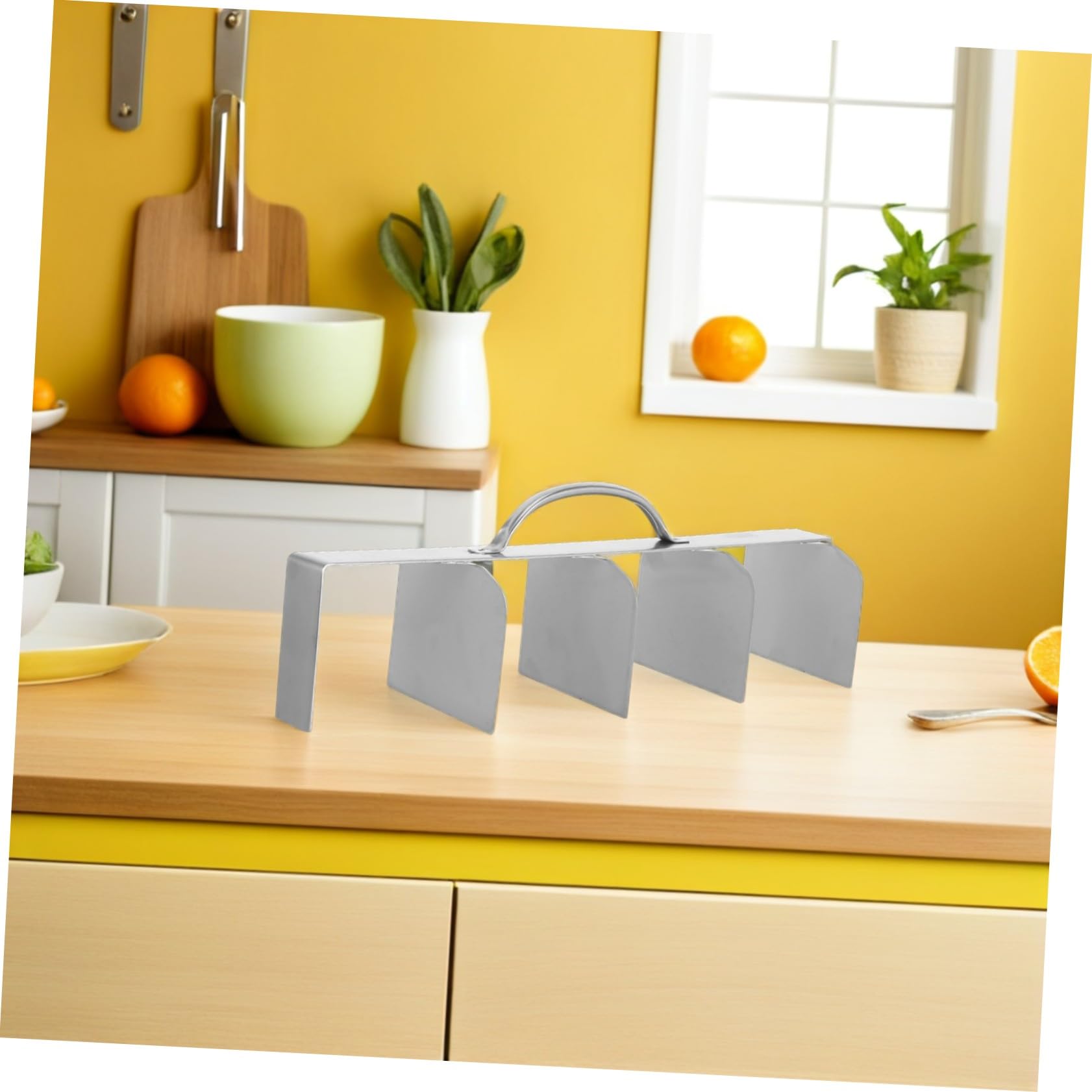 Coupe-pâtisserie Emporte-pièce à Tiramisu 40×9,5 Cm Acier Inoxydable Découpe Précise 5 Parts Égales Ustensile la Cuisine Hygiénique pour Dessert Maison et Professionnel