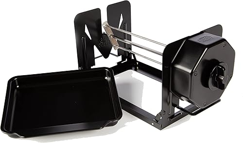 Miniatura 9 de Kit de asador universal inalámbrico para parrillas, hornos y ahumadores, asador de asador de viento no eléctrico, barbacoa de gas o carbón,