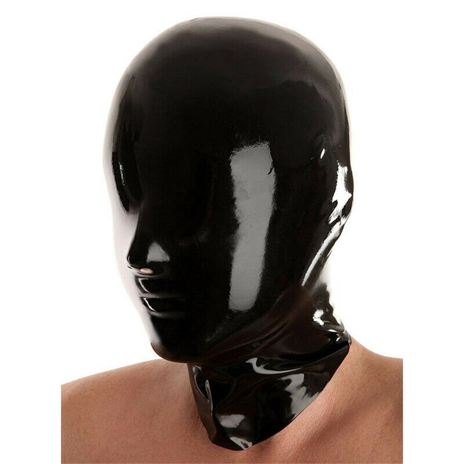 Látex Cabeza Cubrir,Látex máscara de cabeza,Capucha de goma para Cosplay Fiesta ropa de club