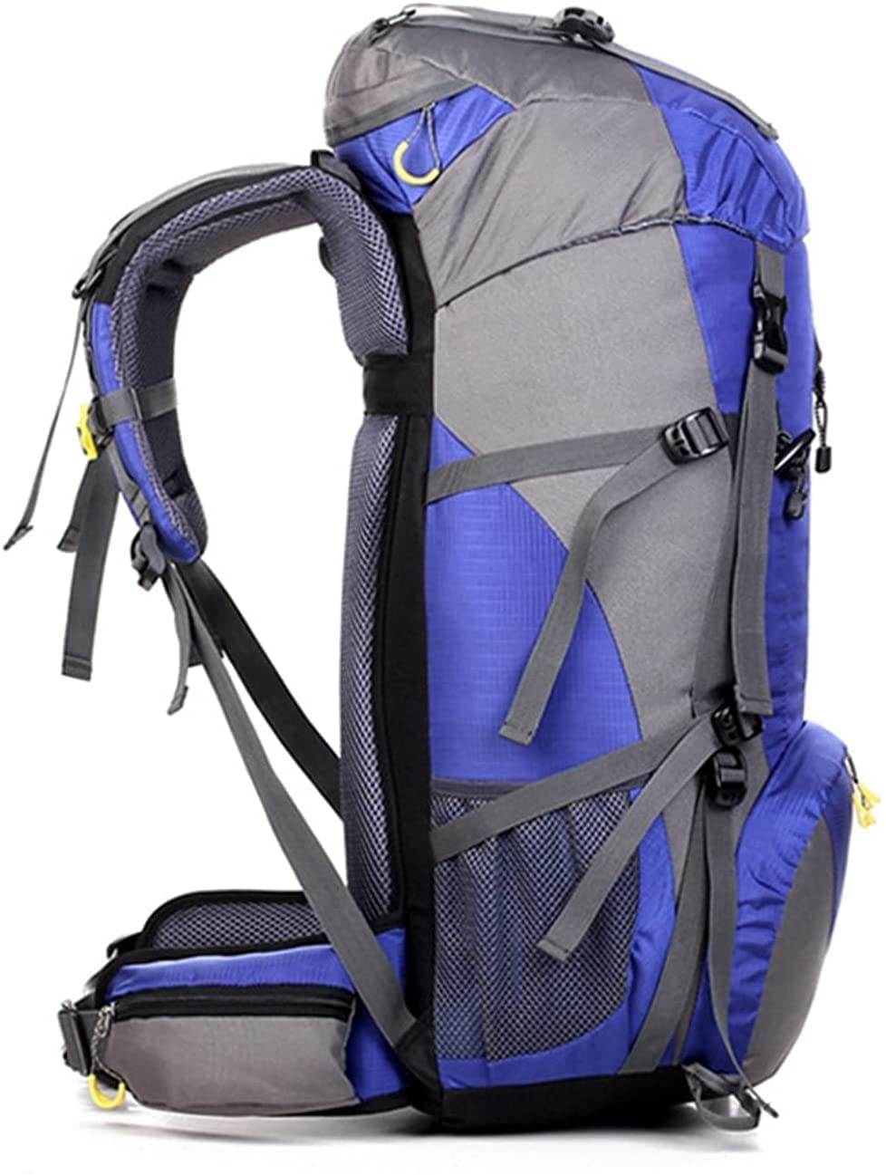 Zaino Da Trekking 40L Con Telaio Interno E Supporto Posteriore Traspirante – Impermeabile Con Copertura Antipioggia, Per Uomo E Donna, Verde - 6