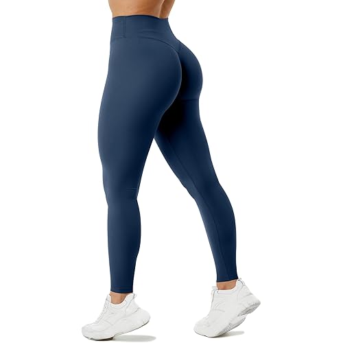 Unthewe High Waisted Butt Lifting Workout Gym Leggings for Women Buttery Soft Athletic Yoga Pants