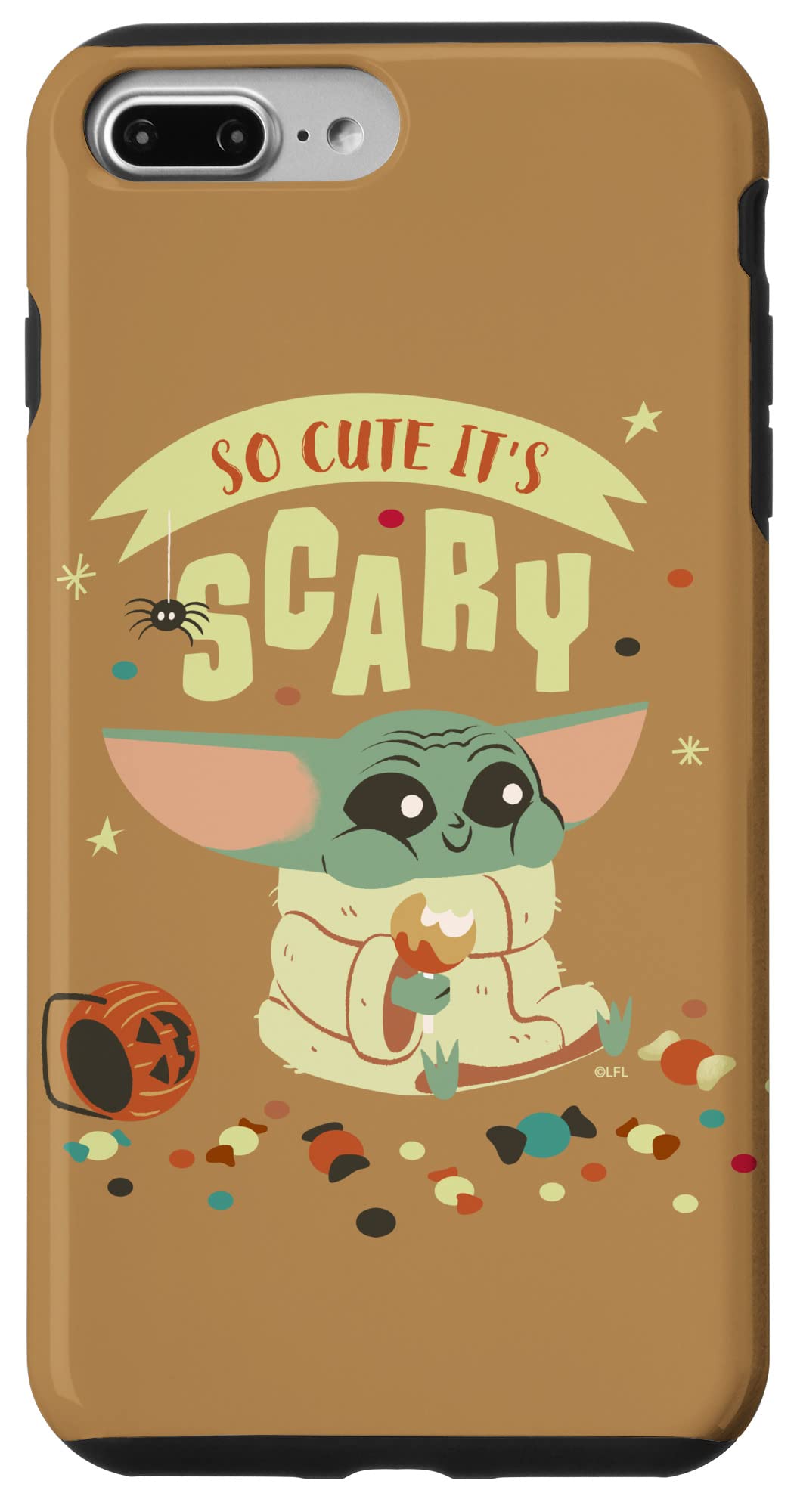 Coque Star Wars Grogu Halloween iPhone 8 Plus cadeau mignon