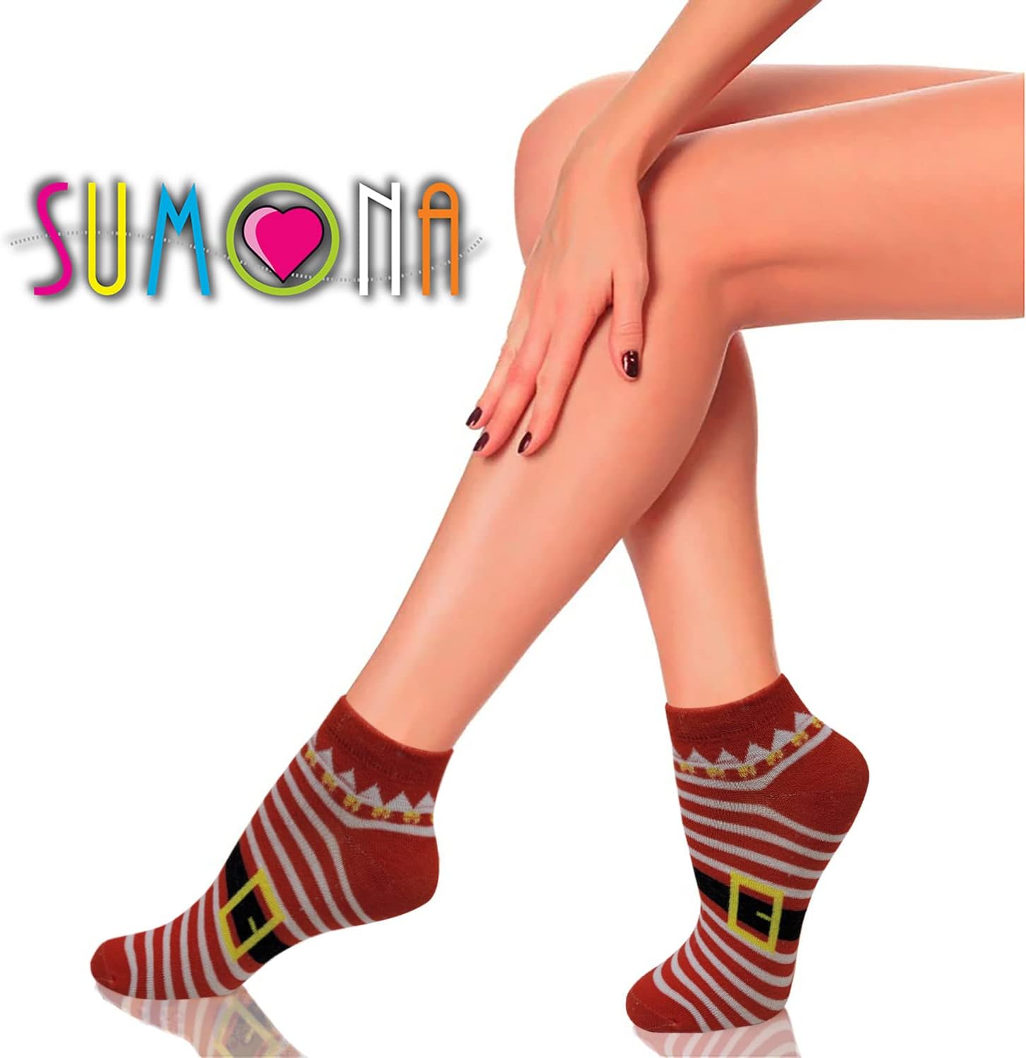 SUMONA Differenttouch 12 Pairs Pack Women Low Cut Colorful Fancy Design Ankle Socks - Image 6